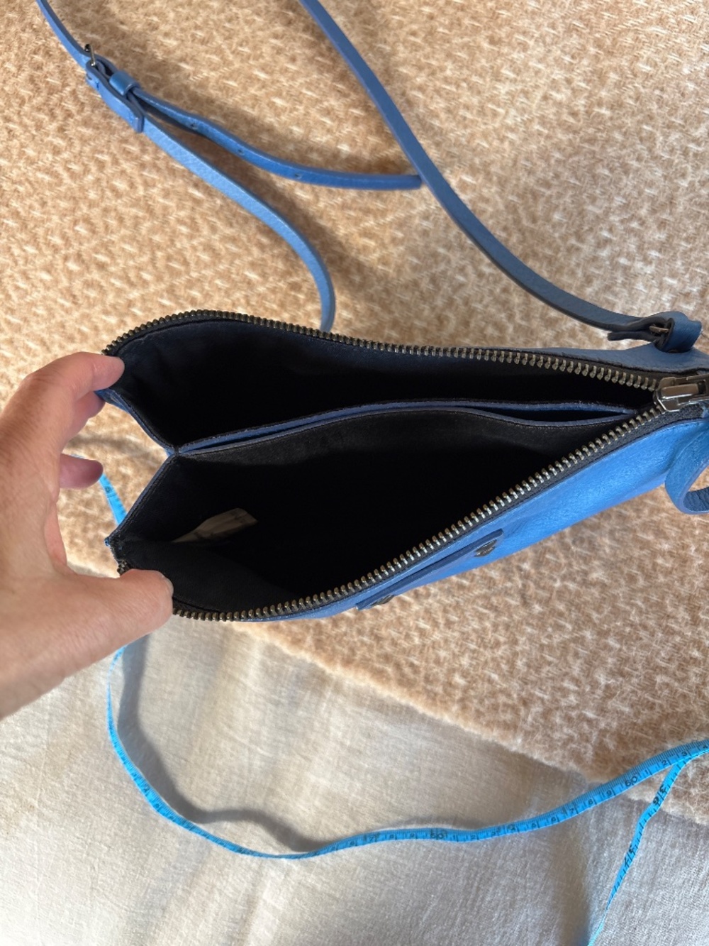 Leather mini crossbody bag Stephane Verdino France - Picture 3 of 7